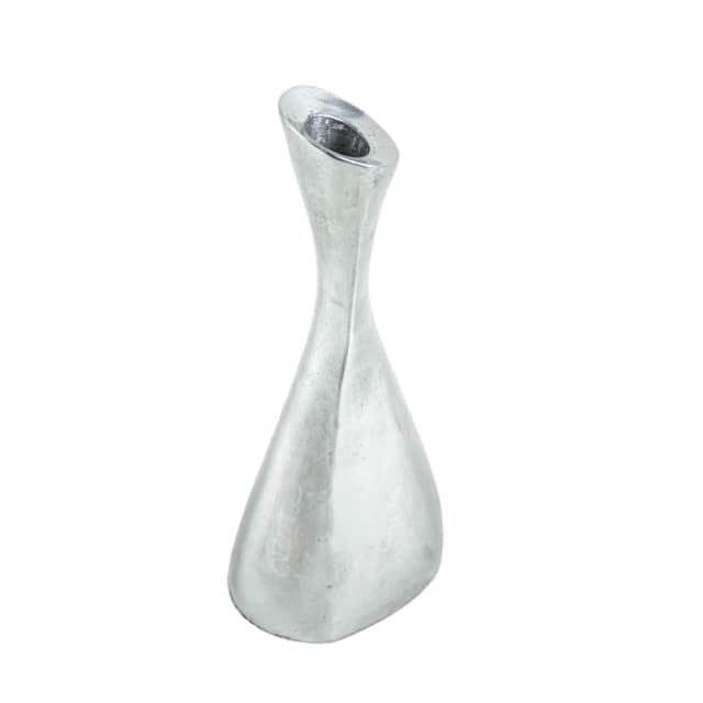 Candlestick, silver, aluminum, 1970s - DIMENSION