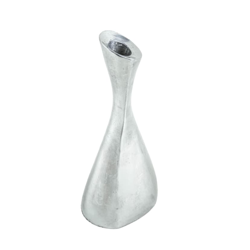 Candlestick, silver, aluminum, 1970s