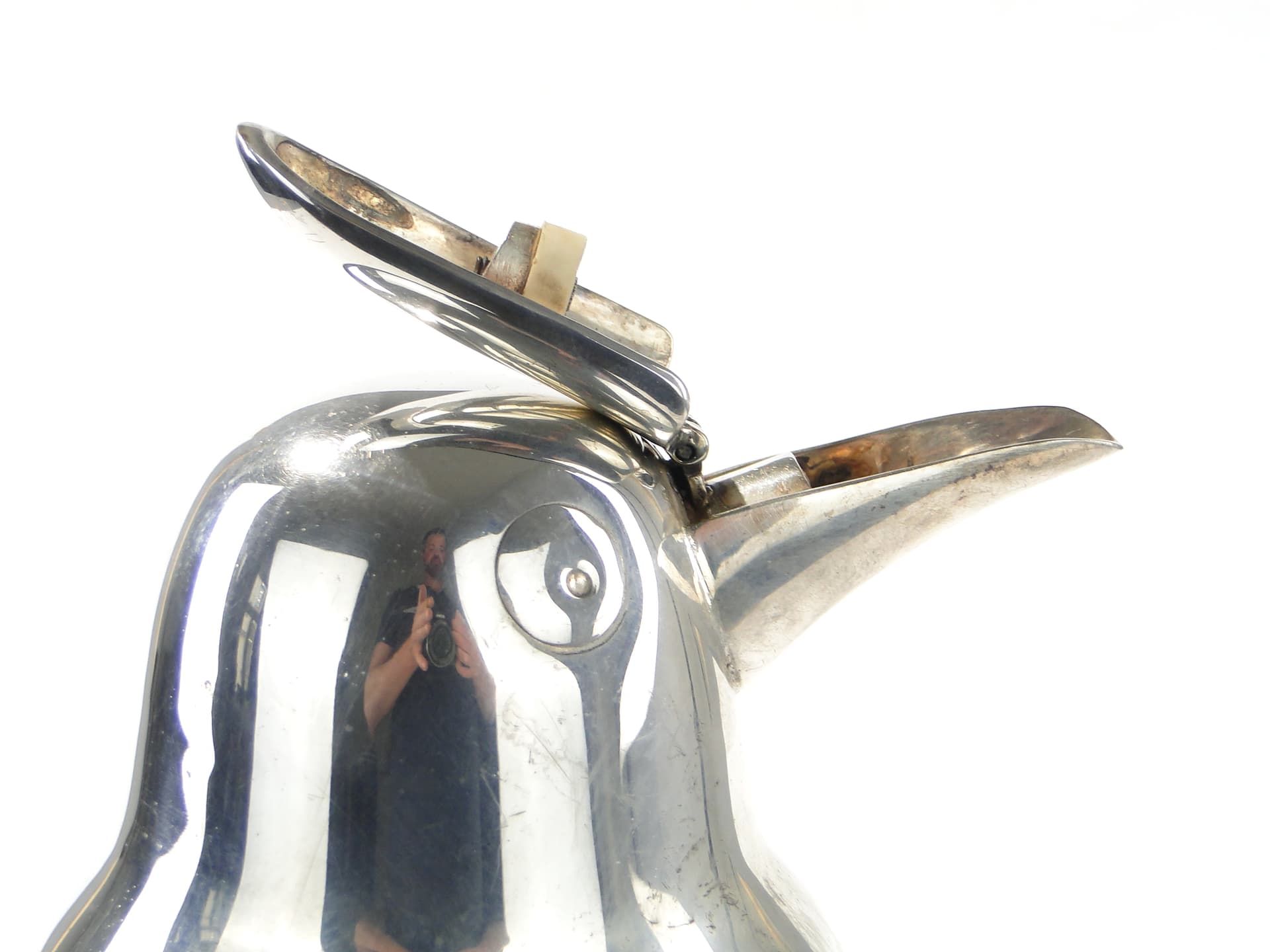 Penguin cocktail shaker, silver, silver-plated brass, Western Europe, 1970s - 377862