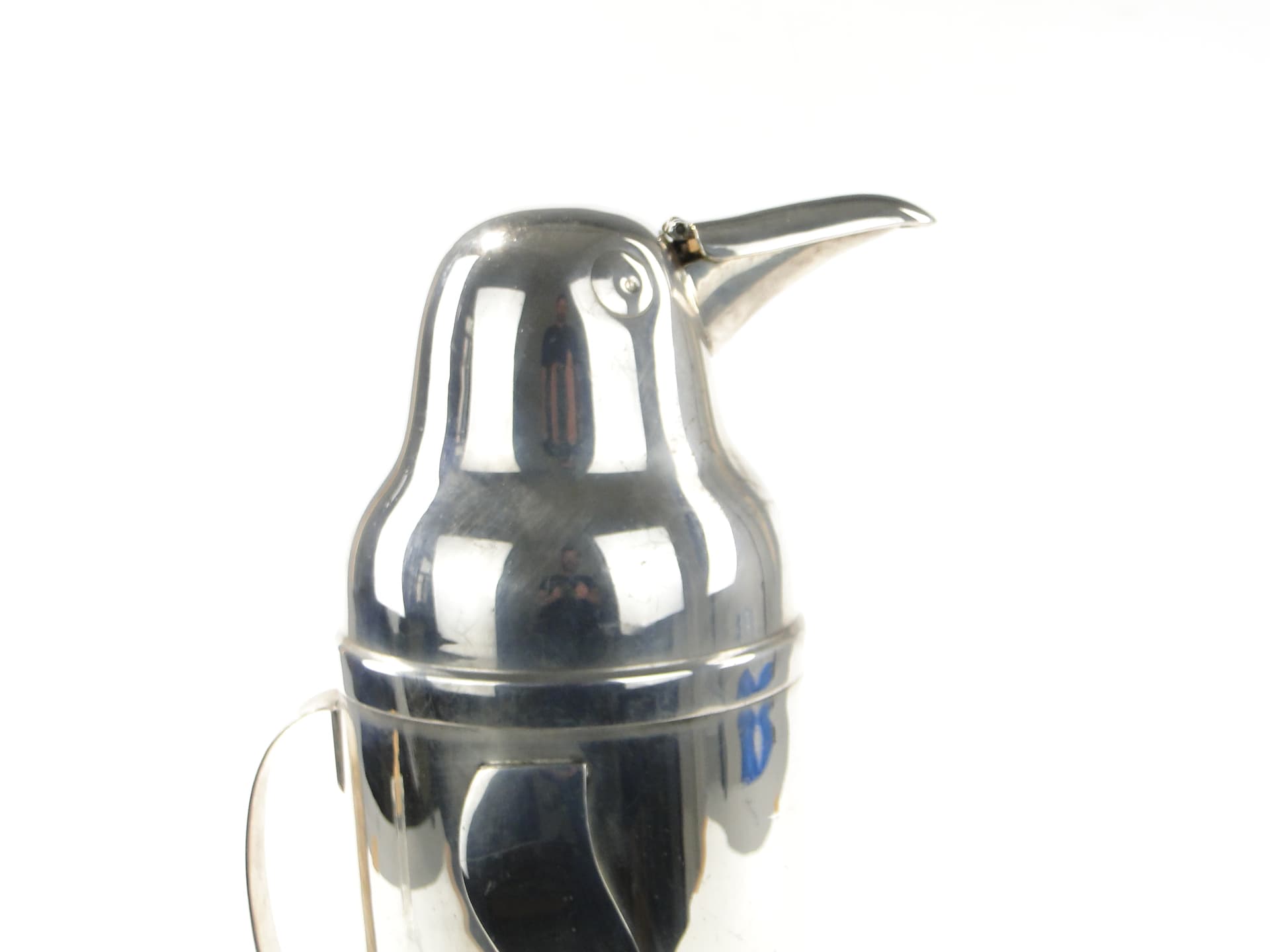 Penguin cocktail shaker, silver, silver-plated brass, Western Europe, 1970s - 377858