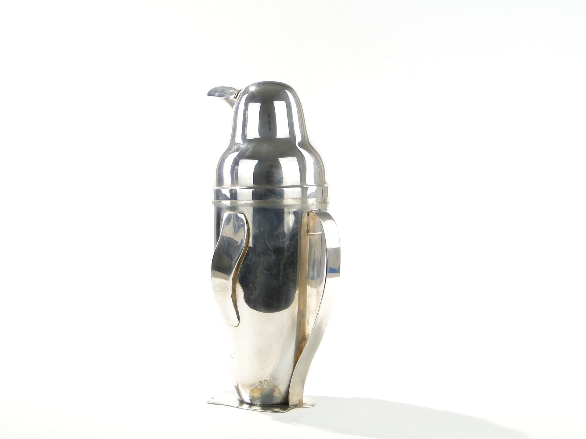 Penguin cocktail shaker, silver, silver-plated brass, Western Europe, 1970s - 377859