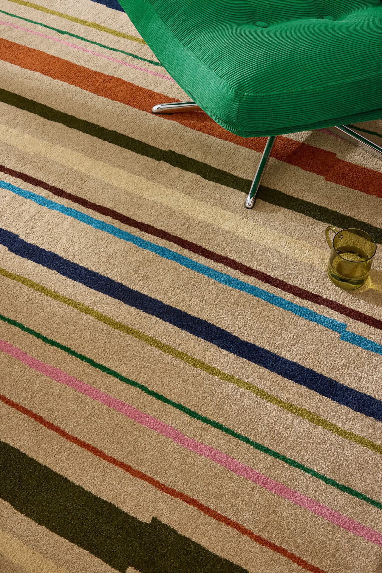 Rug Decor Shift Multi Beige beige, green, blue 140x200, wool, Brink&Campman - 378233