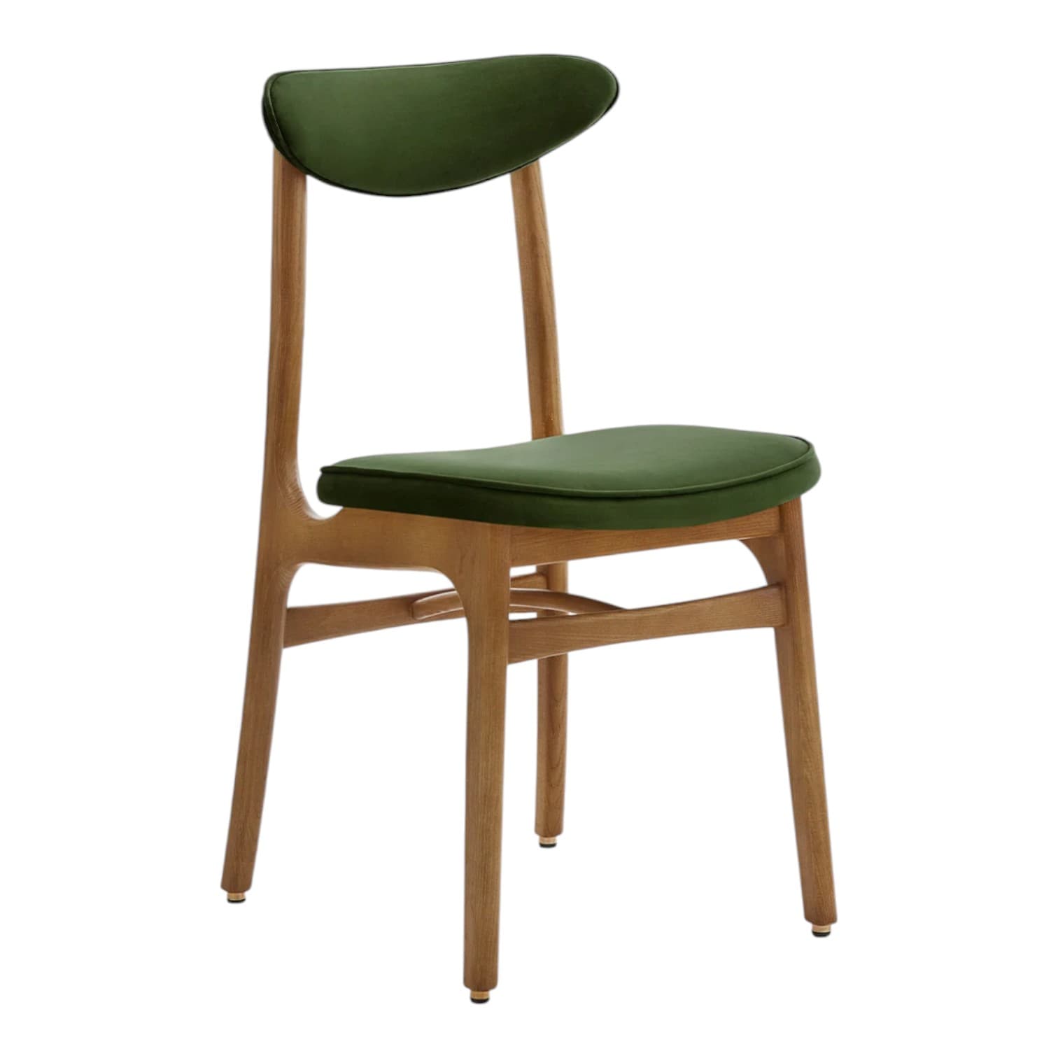 200-190 Chair 45x52x83 cm ash green velvet, by Rajmund Hałas,