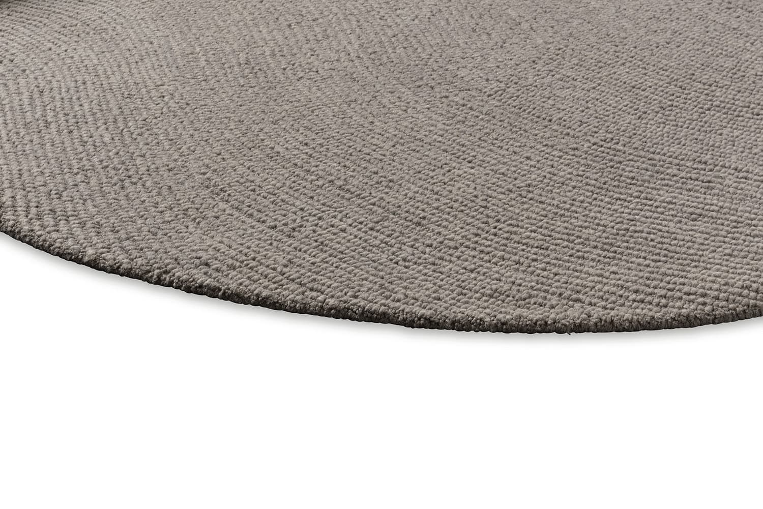 Rug Decor Echo Pebble Round grey 150x150, wool, Brink&Campman - 378277