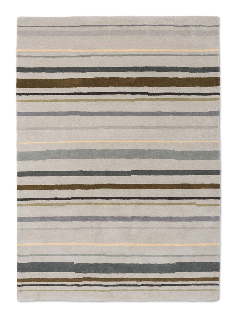 Rug Decor Shift Steel Metal grey 140x200, wool, Brink&Campman