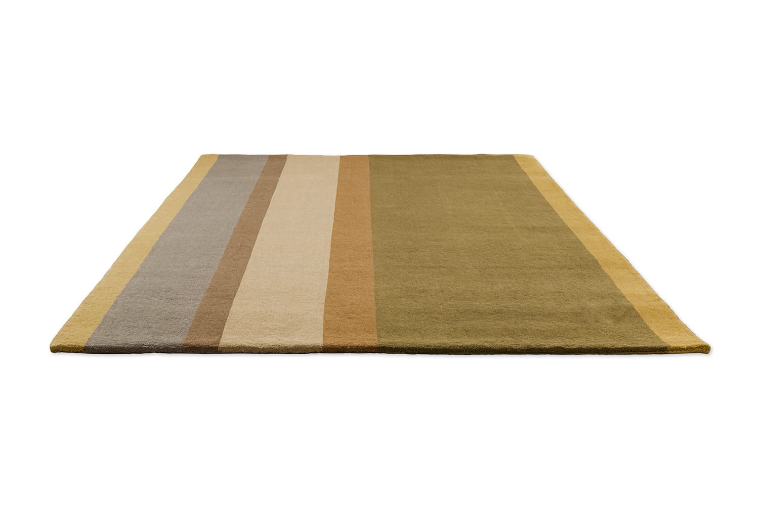 Rug Decor Linear Earth olive 160x230, wool, Brink&Campman - 378362
