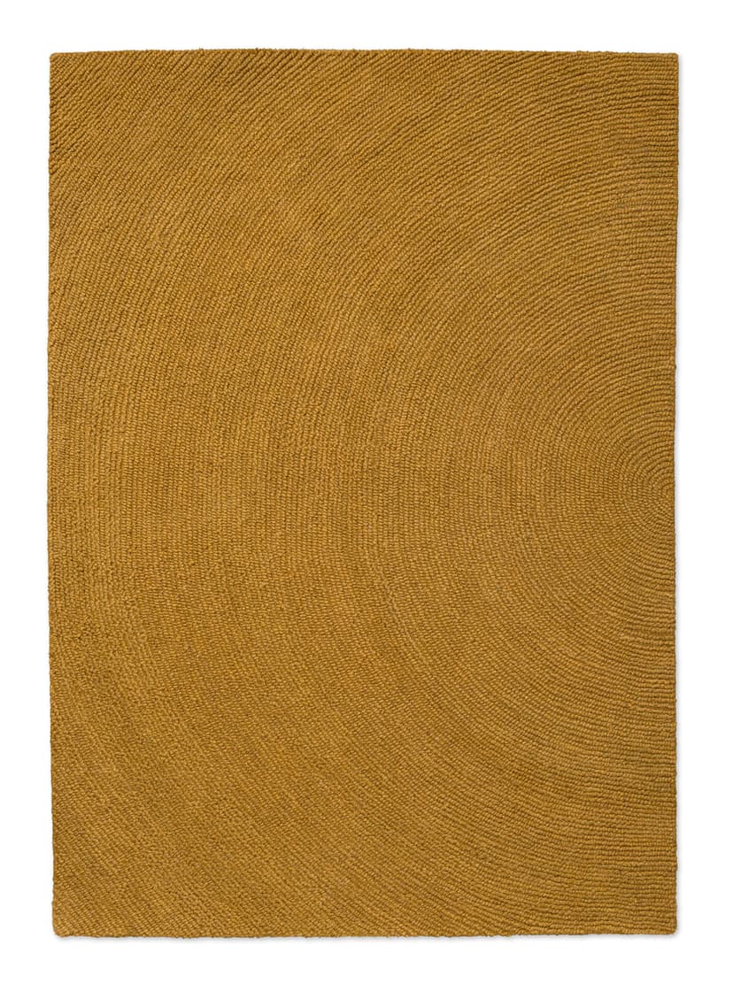 Rug Decor Echo Ochre yellow 140x200, wool, Brink&Campman