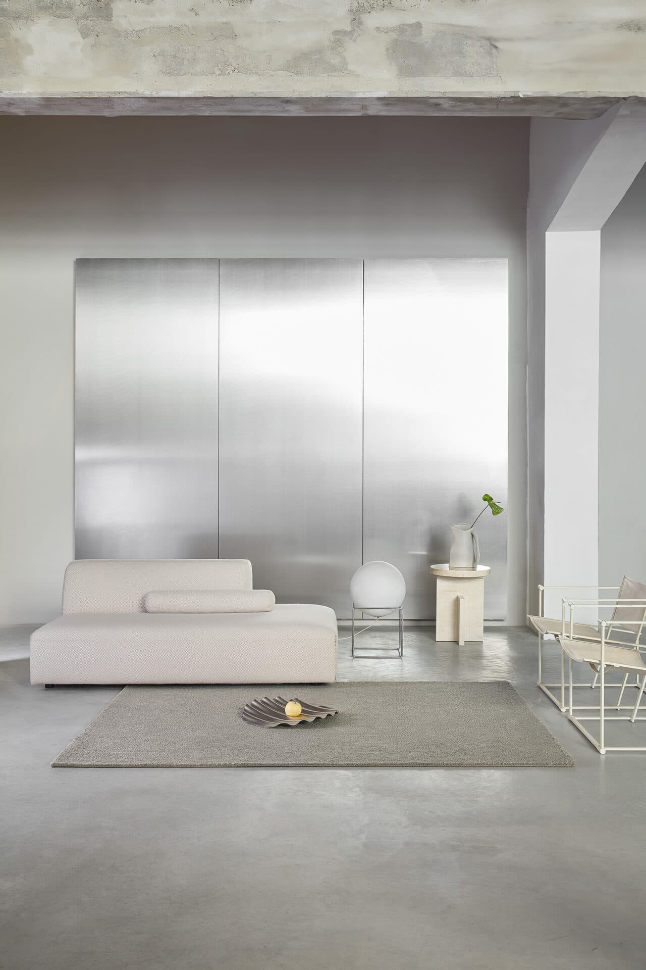 Rug Decor Echo Pebble grey 200x280, wool, Brink&Campman - 378484