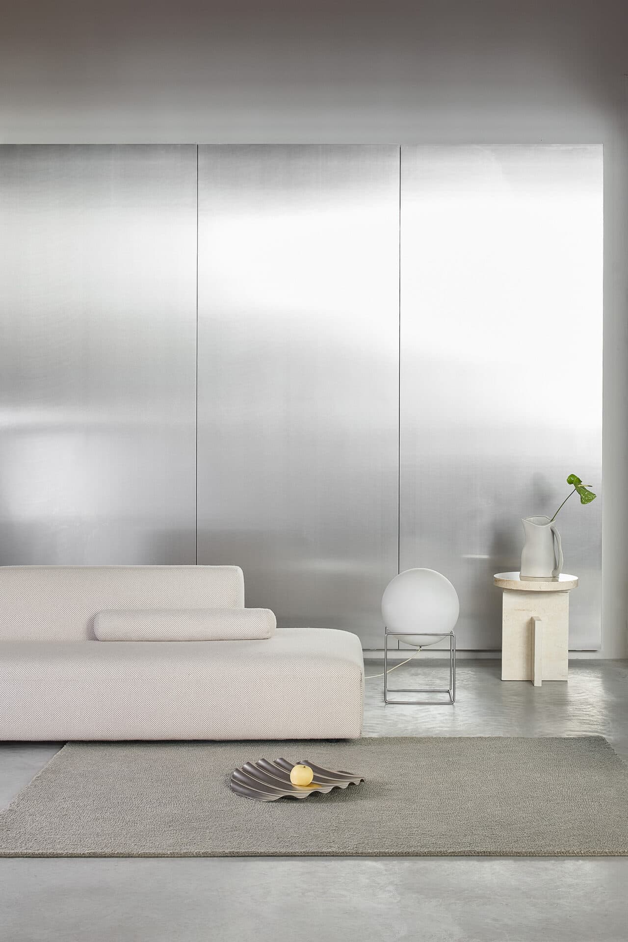Rug Decor Echo Pebble grey 250x350, wool, Brink&Campman - 378494