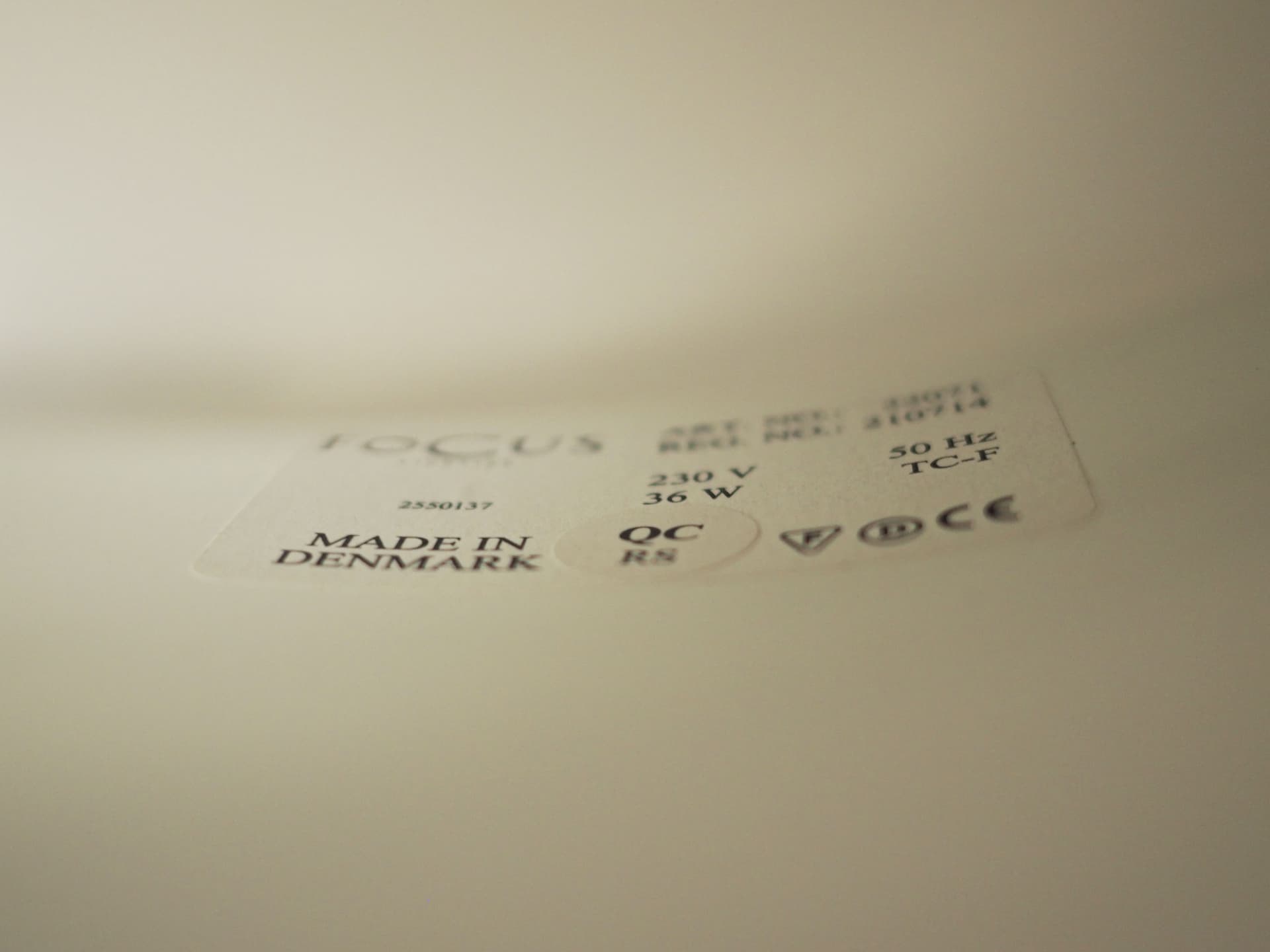 Komplet kinkietów ściennych, biały, metal, Dania, lata 90. - 66037