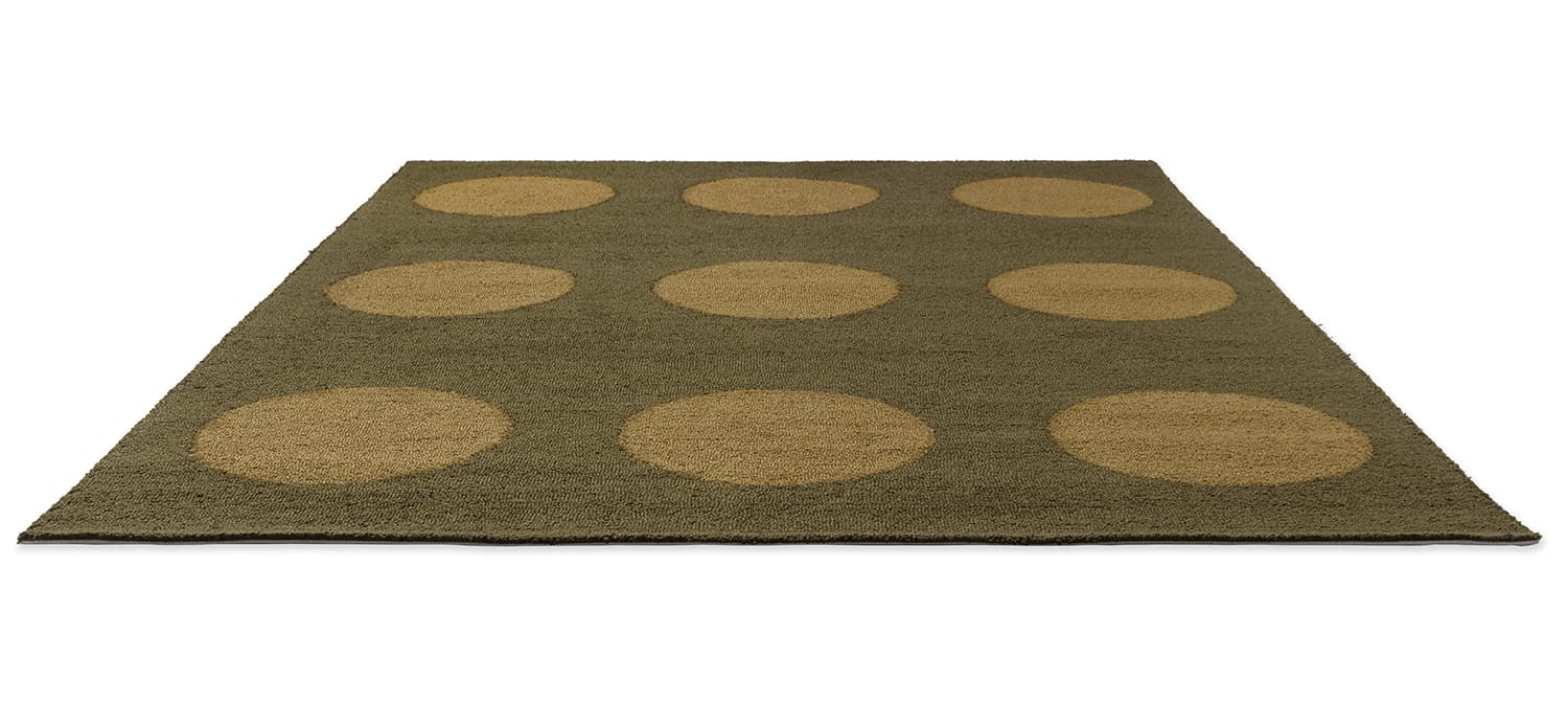 Dywan Festival Dots Olive Green oliwkowy, zielony 200x280, Brink&Campman - 379088