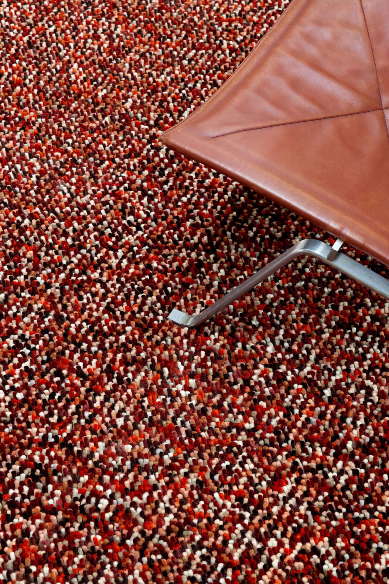 Rug Pop Art Tomato red 200x280, wool, Brink&Campman - 379545