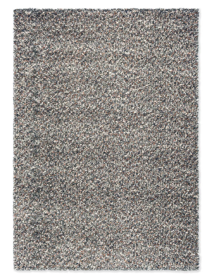 Rug Pop Art Steel grey 140x200, wool, Brink&Campman