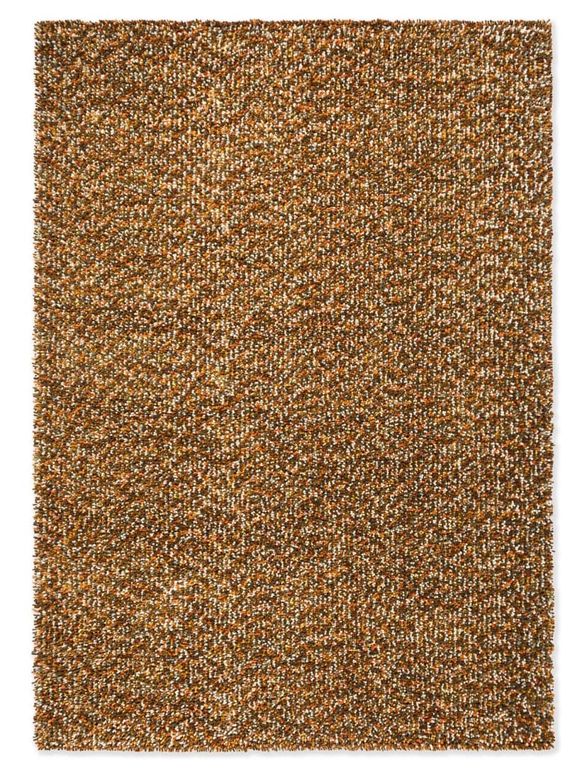 Rug Pop Art Amber orange 140x200, wool, Brink&Campman