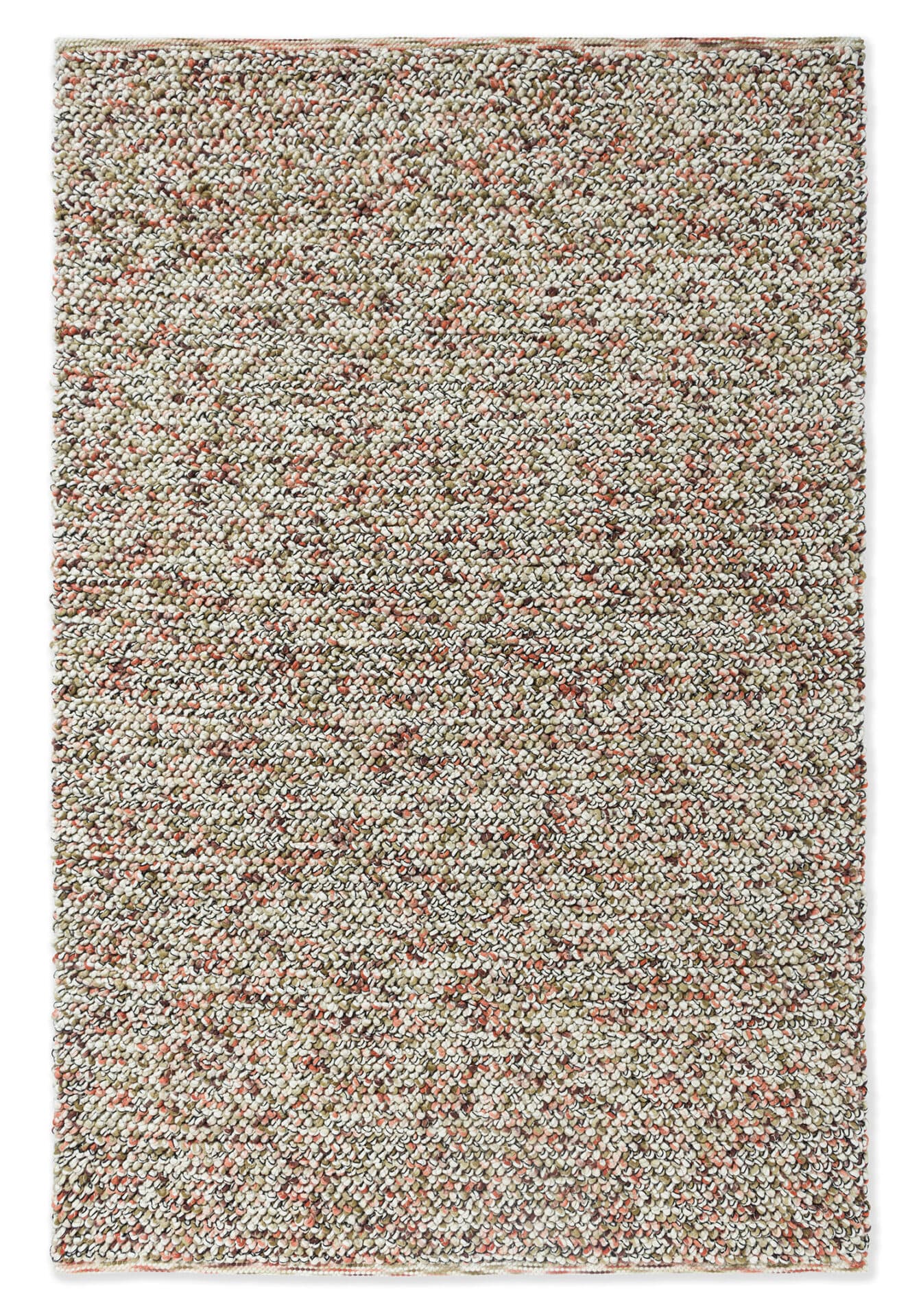 Dywan Marble Pumpkin beżowy, różowy, zielony 170x240, wełna, Brink&Campman