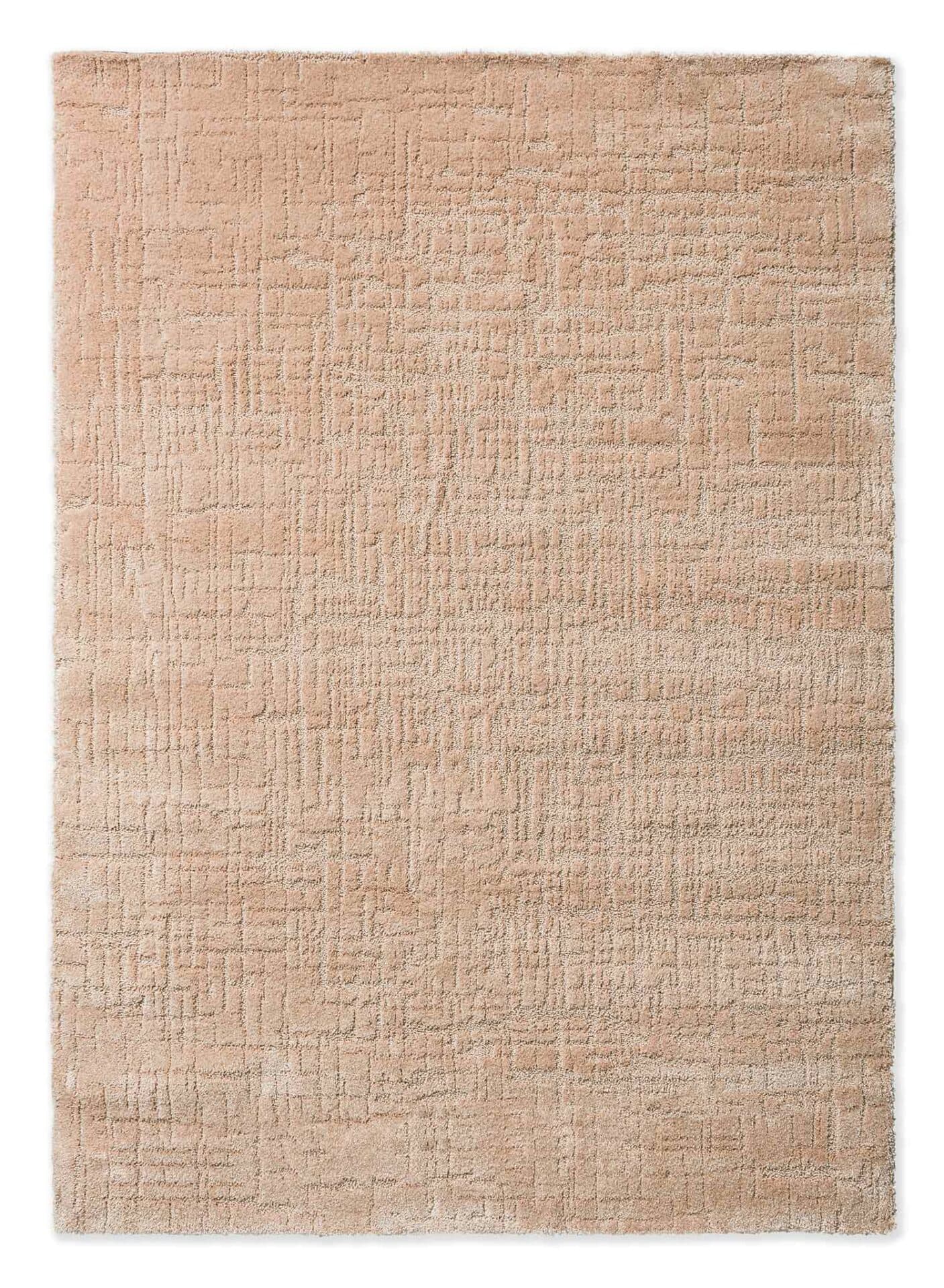 Rug Twinset Urban Tan pink 140x200, tencel, wool, Brink&Campman