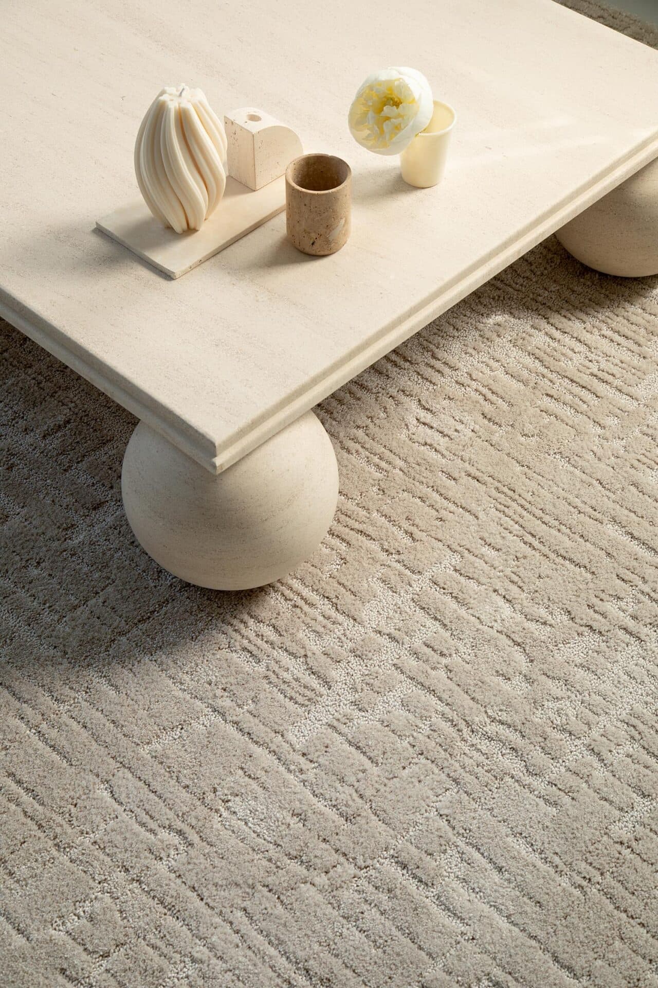 Rug Twinset Urban Oyster beige 140x200, tencel, wool, Brink&Campman - 380351