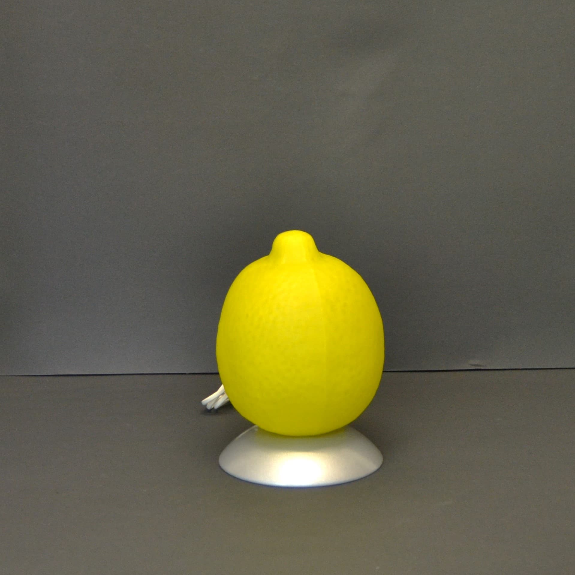 Lampa stołowa Cytryna, żółty, szkło, Ikea, Szwecja, lata 90. - 198