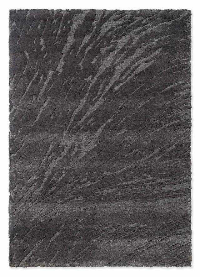 Rug Twinset Shore Graphite grey 140x200, tencel, wool, Brink&Campman - DIMENSION