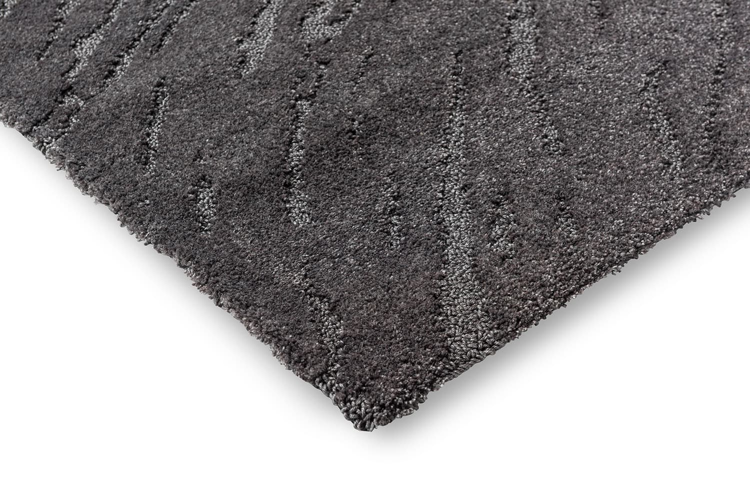 Rug Twinset Shore Graphite grey 140x200, tencel, wool, Brink&Campman - 380429