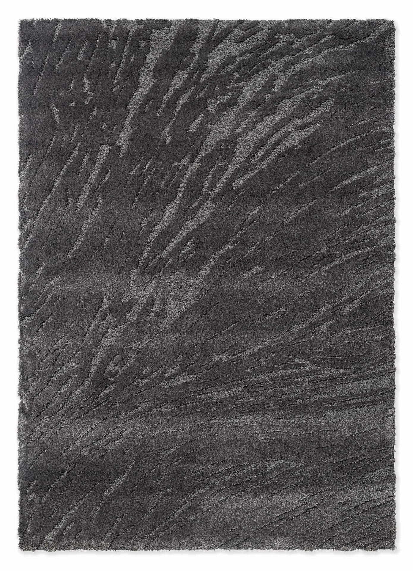 Dywan Twinset Shore Graphite szary 200x300, tencel, wełna, Brink&Campman