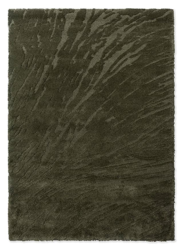 Rug Twinset Shore Olive green 250x350, tencel, wool, Brink&Campman - DIMENSION