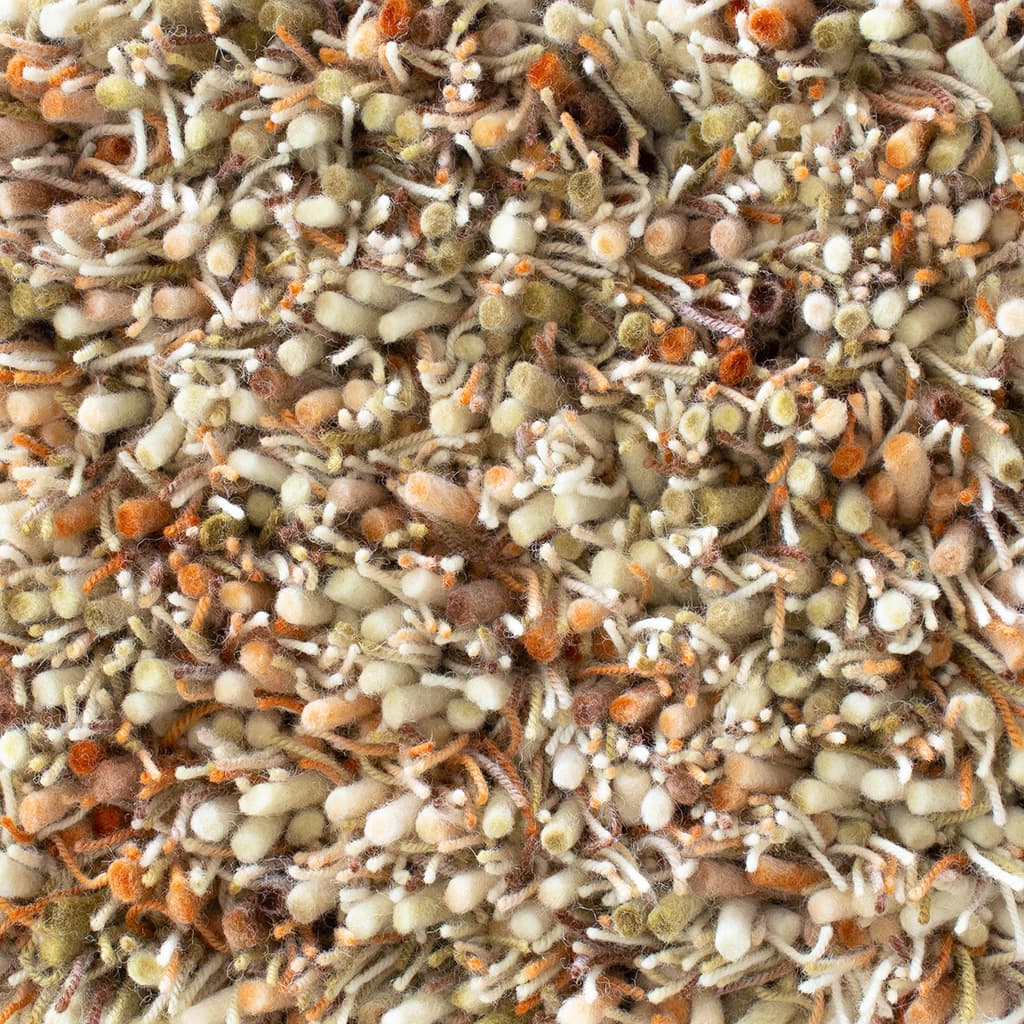 Rug Spring Pumpkin beige, orange 140x200, wool, Brink&Campman - 380542