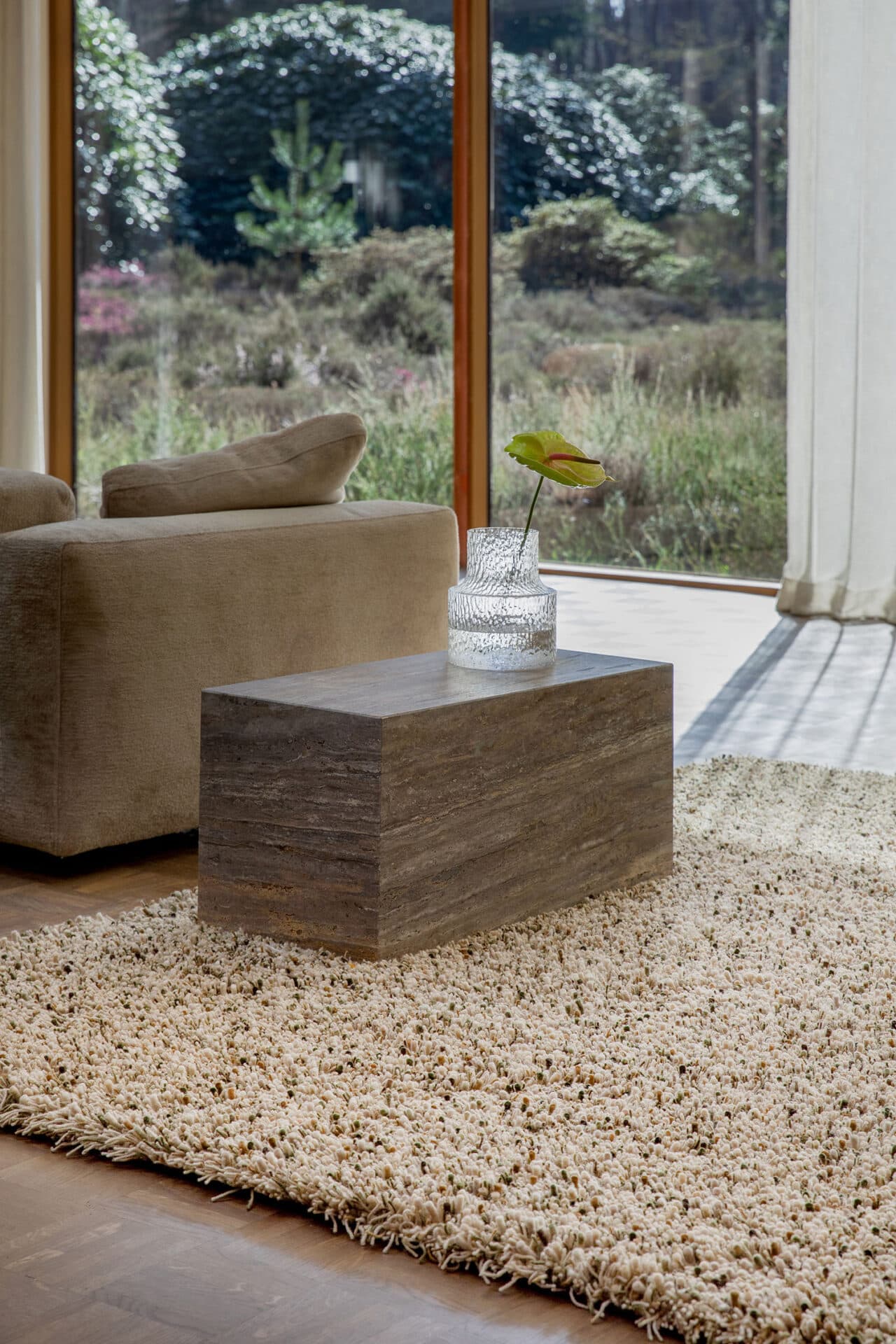 Rug Spring Moss beige 200x300, wool, Brink&Campman - 380572