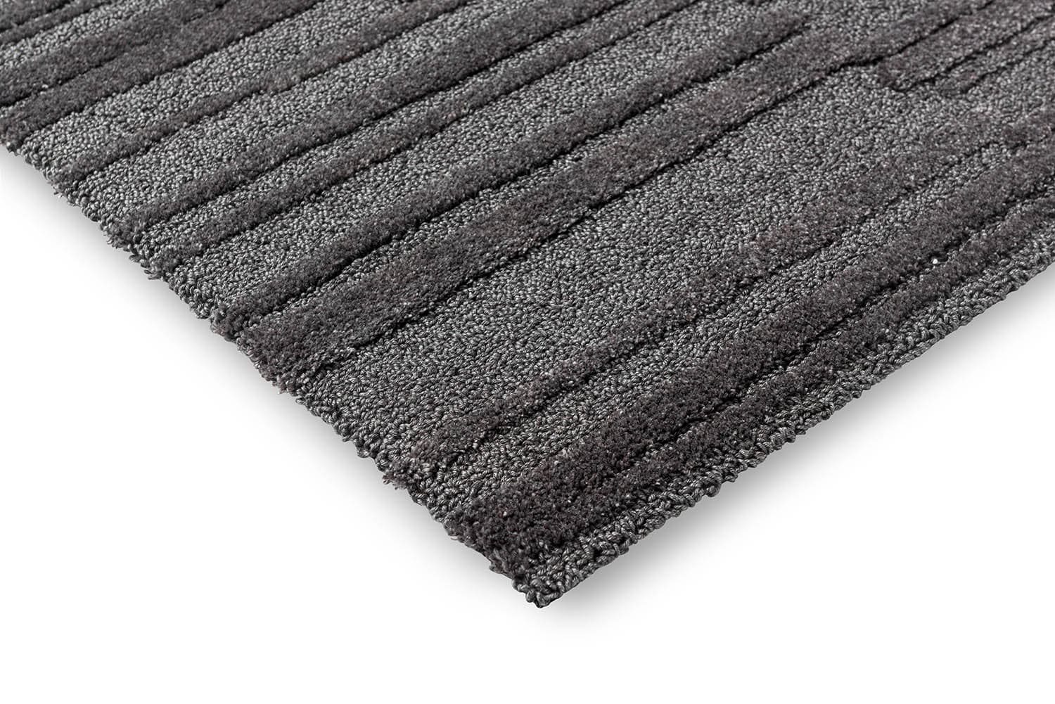 Dywan Twinset Terrain Graphite szary 140x200, tencel, wełna, Brink&Campman - 380624