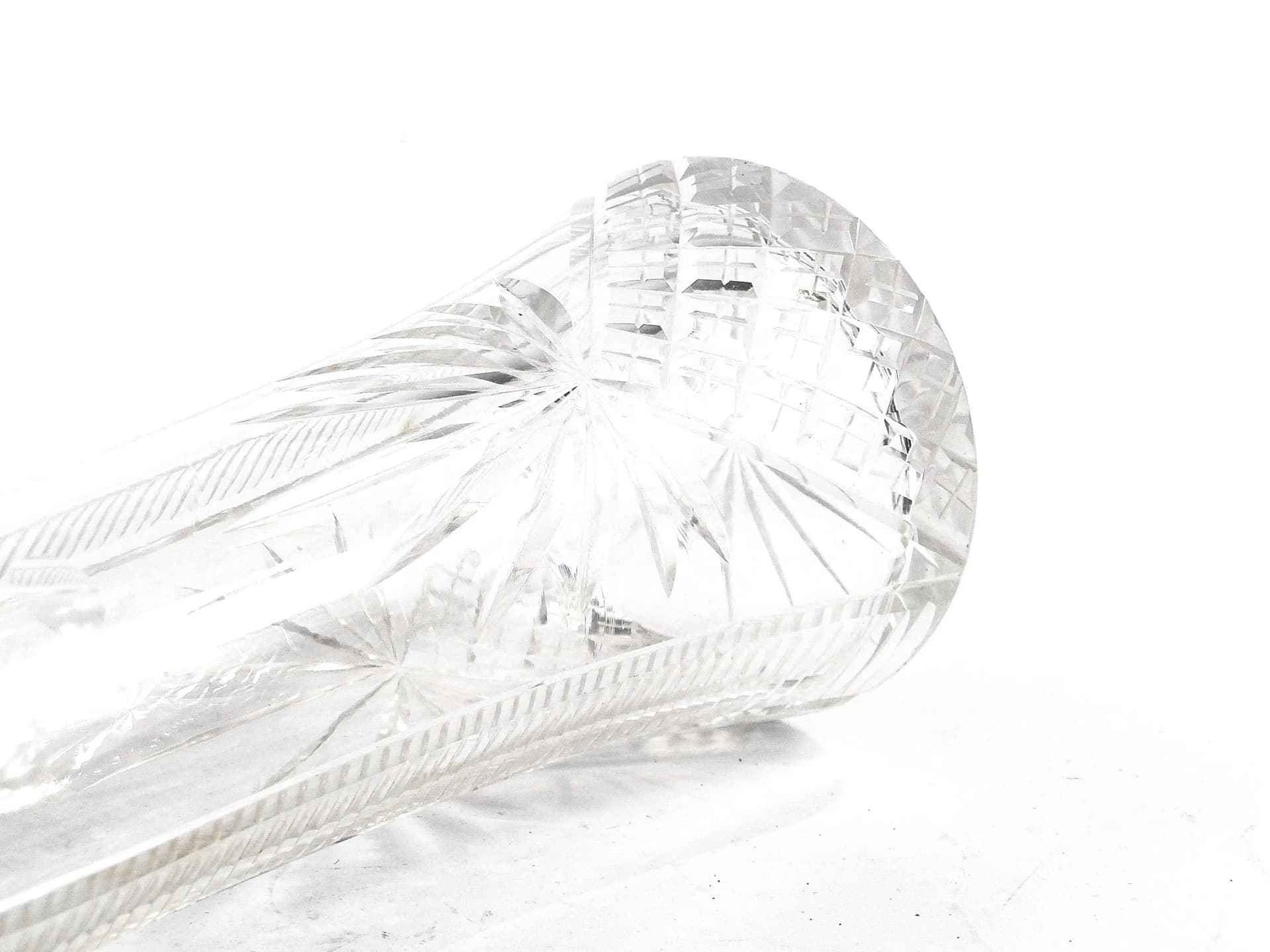 Wazon Art déco, kryształ transparentny, Polska, lata 20. - 27946