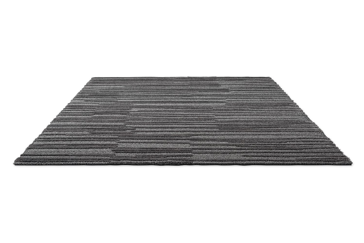 Rug Twinset Terrain Graphite grey 200x300, tencel, wool, Brink&Campman - 380633