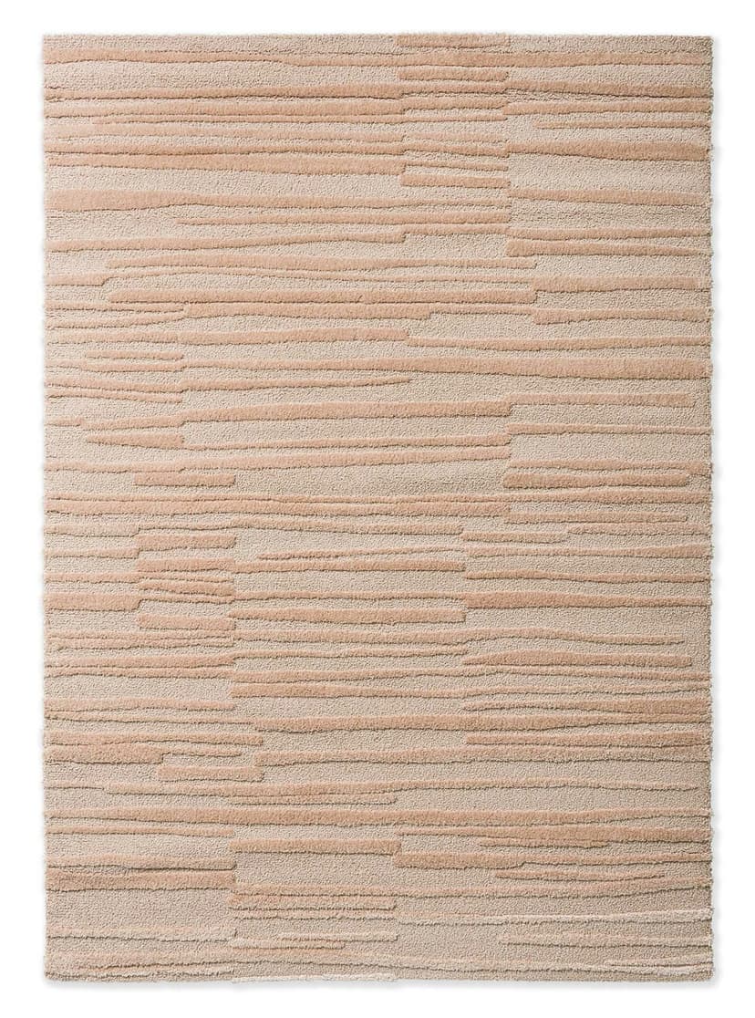 Rug Twinset Terrain Tan pink, beige 140x200, tencel, wool, Brink&Campman