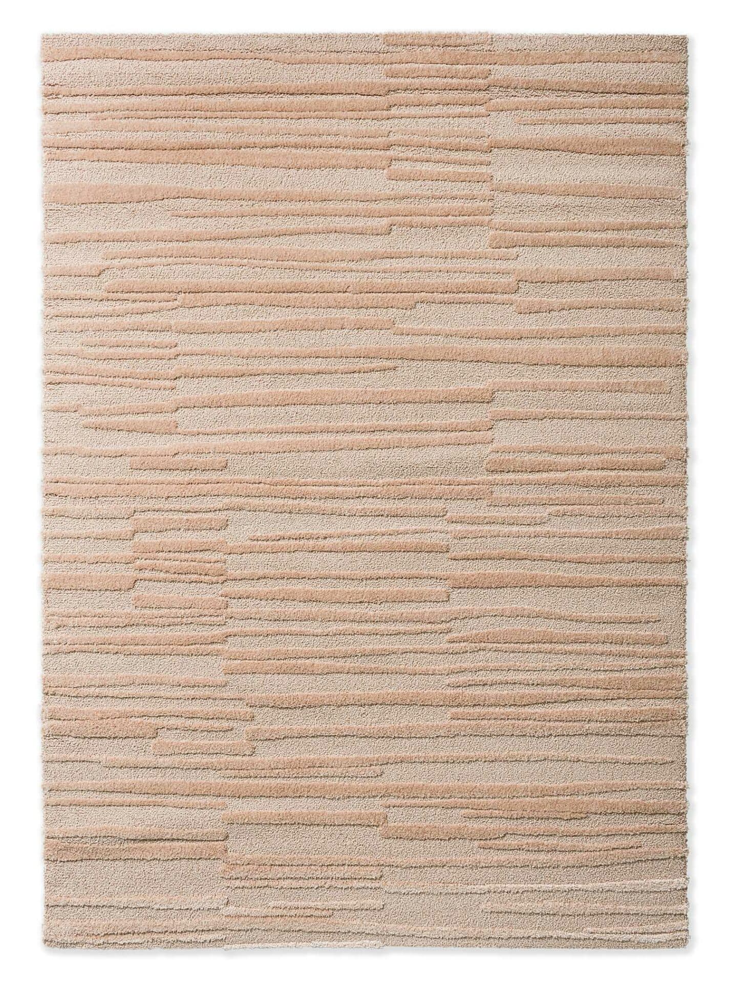 Rug Twinset Terrain Tan pink 200x300, tencel, wool, Brink&Campman