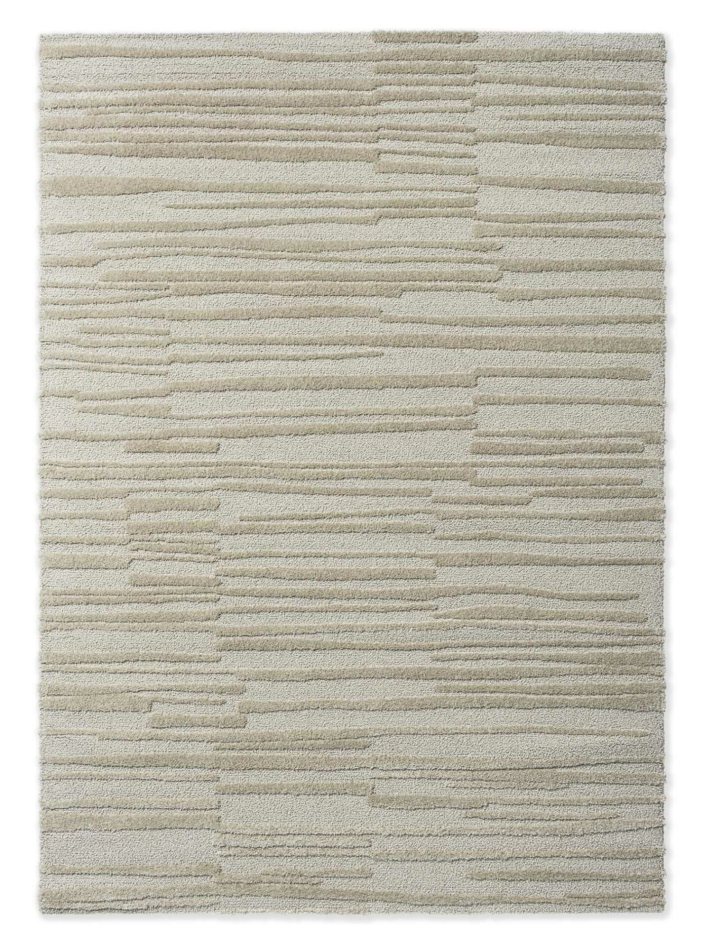 Dywan Twinset Terrain Silver szary, beżowy, srebrny 200x300, tencel, wełna, Brink&Campman