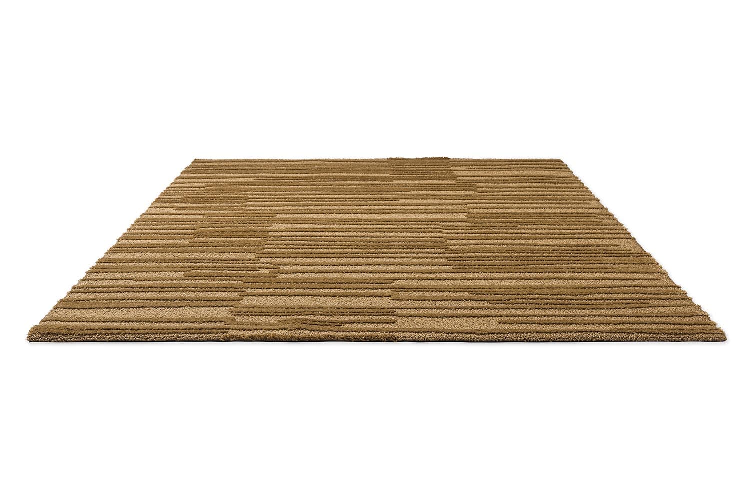 Rug Twinset Terrain Golden brown 140x200, tencel, wool, Brink&Campman - 380716