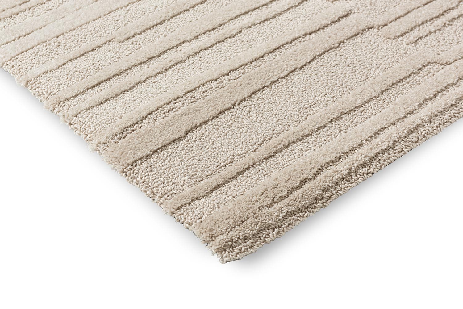 Dywan Twinset Terrain Oyster beżowy 140x200, tencel, wełna, Brink&Campman - 380732