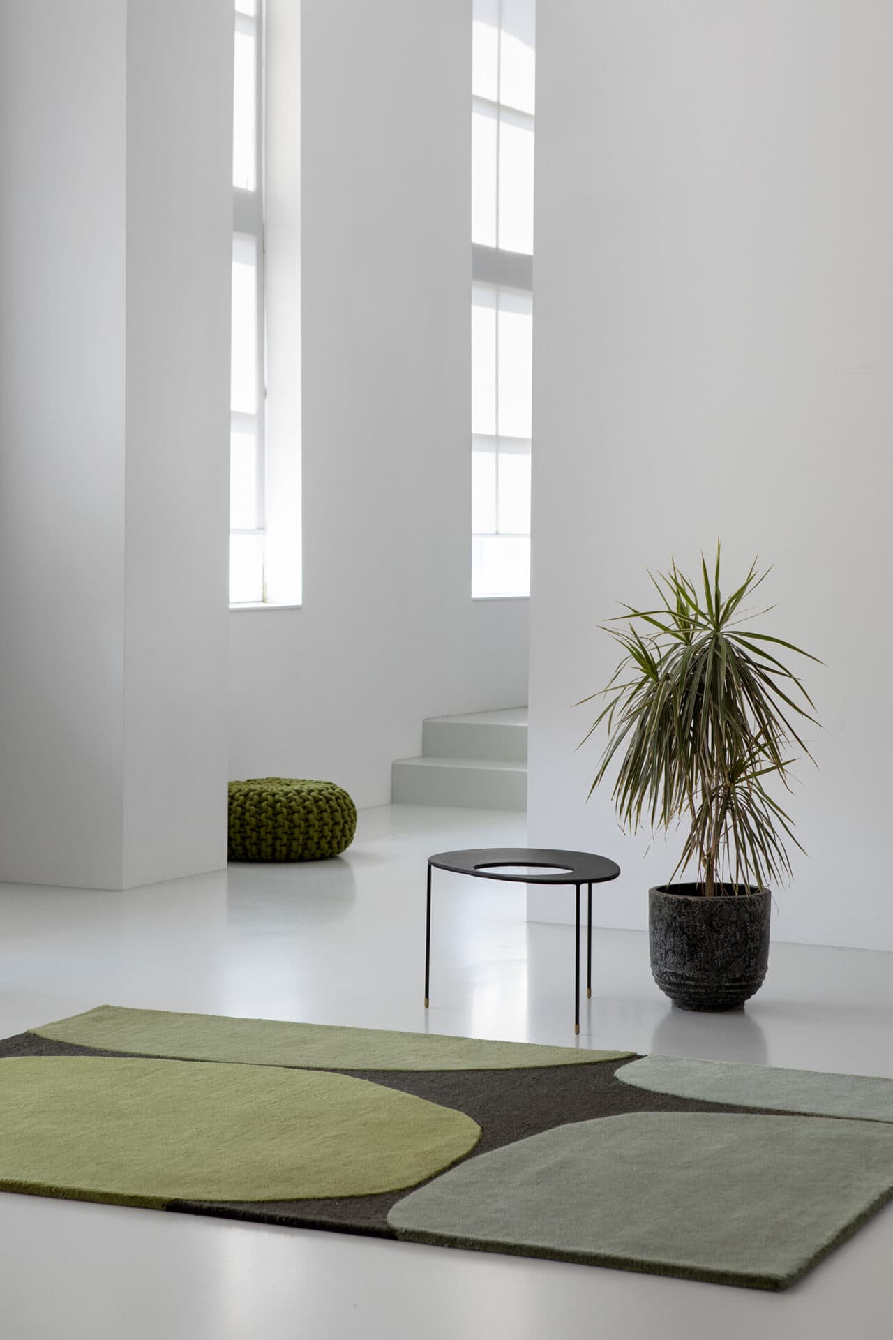 Dywan Decor Plateau oliwkowy, zielony 140x200, wełna, Brink&Campman - 380999