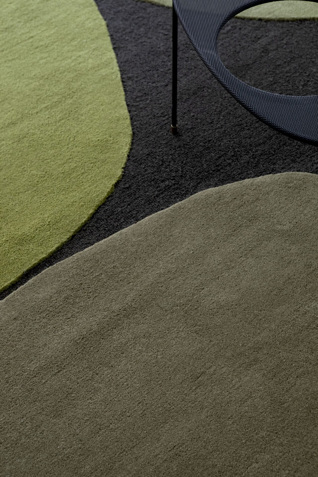 Dywan Decor Plateau oliwkowy, zielony 140x200, wełna, Brink&Campman - 381000