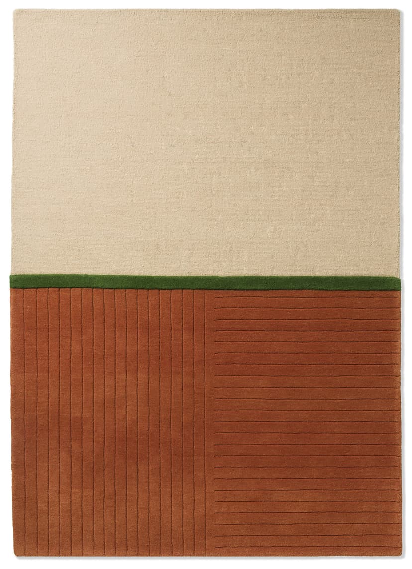 Rug Decor Rhythm orange 140x200, wool, Brink&Campman