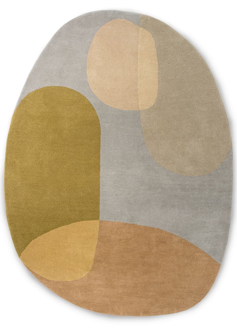 Rug Decor Miller Spring beige, green 140x200, wool, Brink&Campman