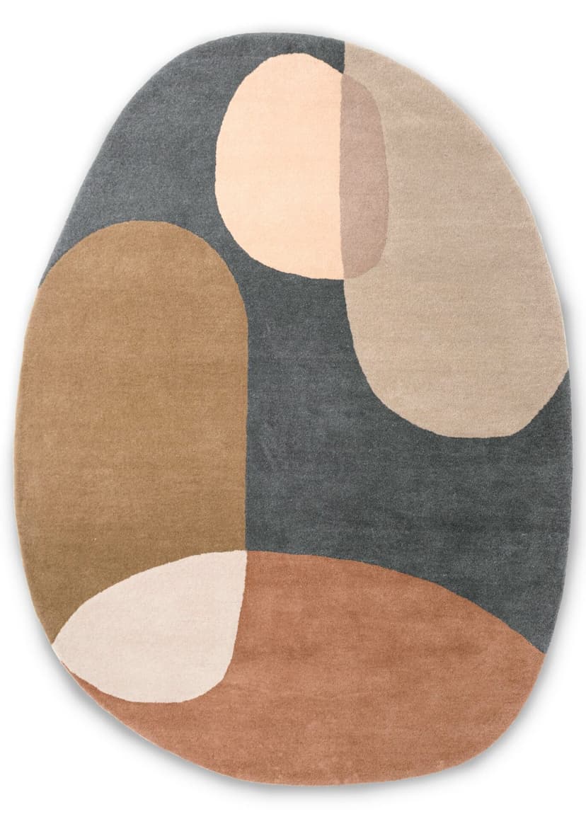 Rug Decor Miller Fall beige, grey 140x200, wool, viscose, Brink&Campman
