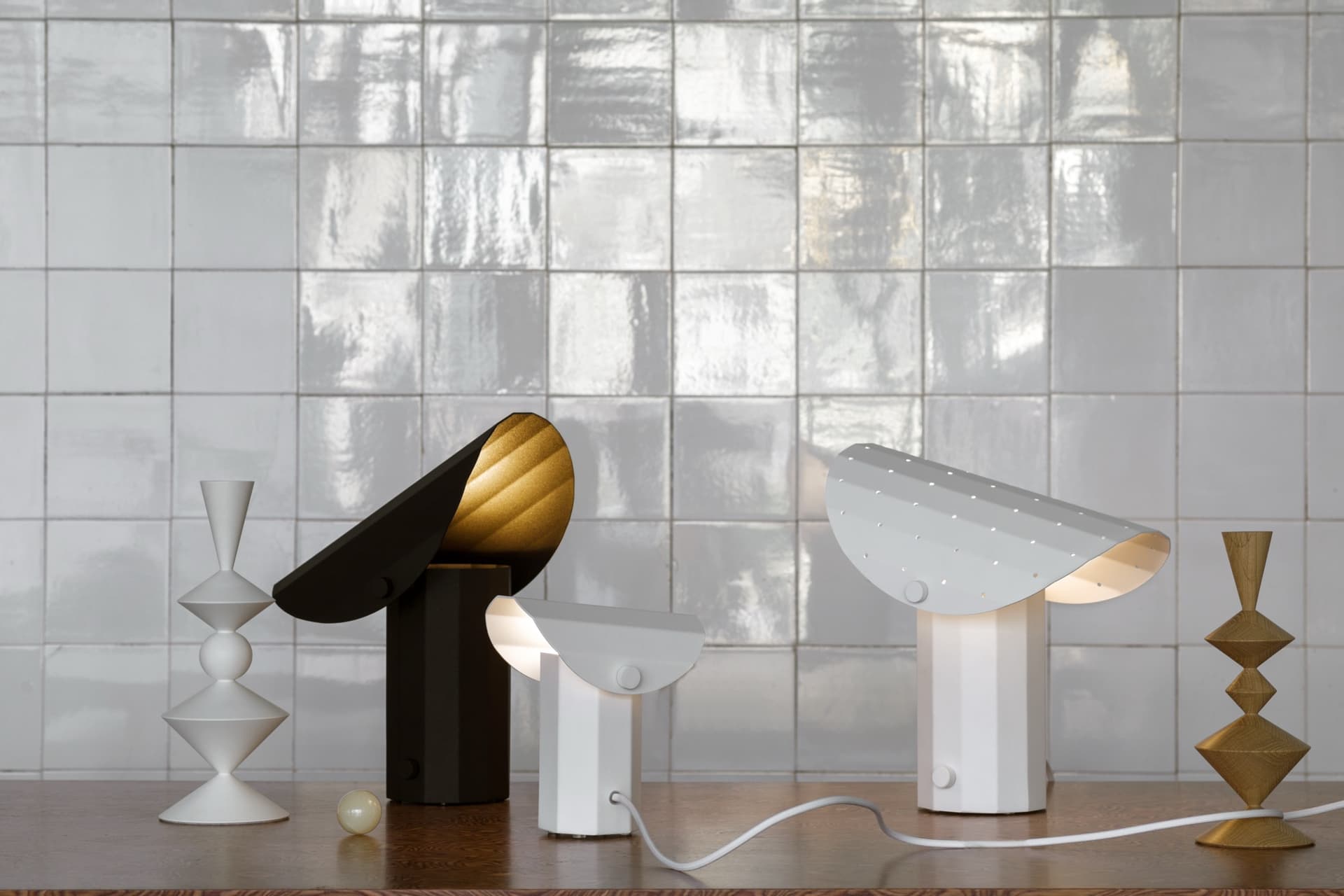 Lampa stojąca APOLIN 30 cm czarny, Kaspa x Grynasz Studio - 6407