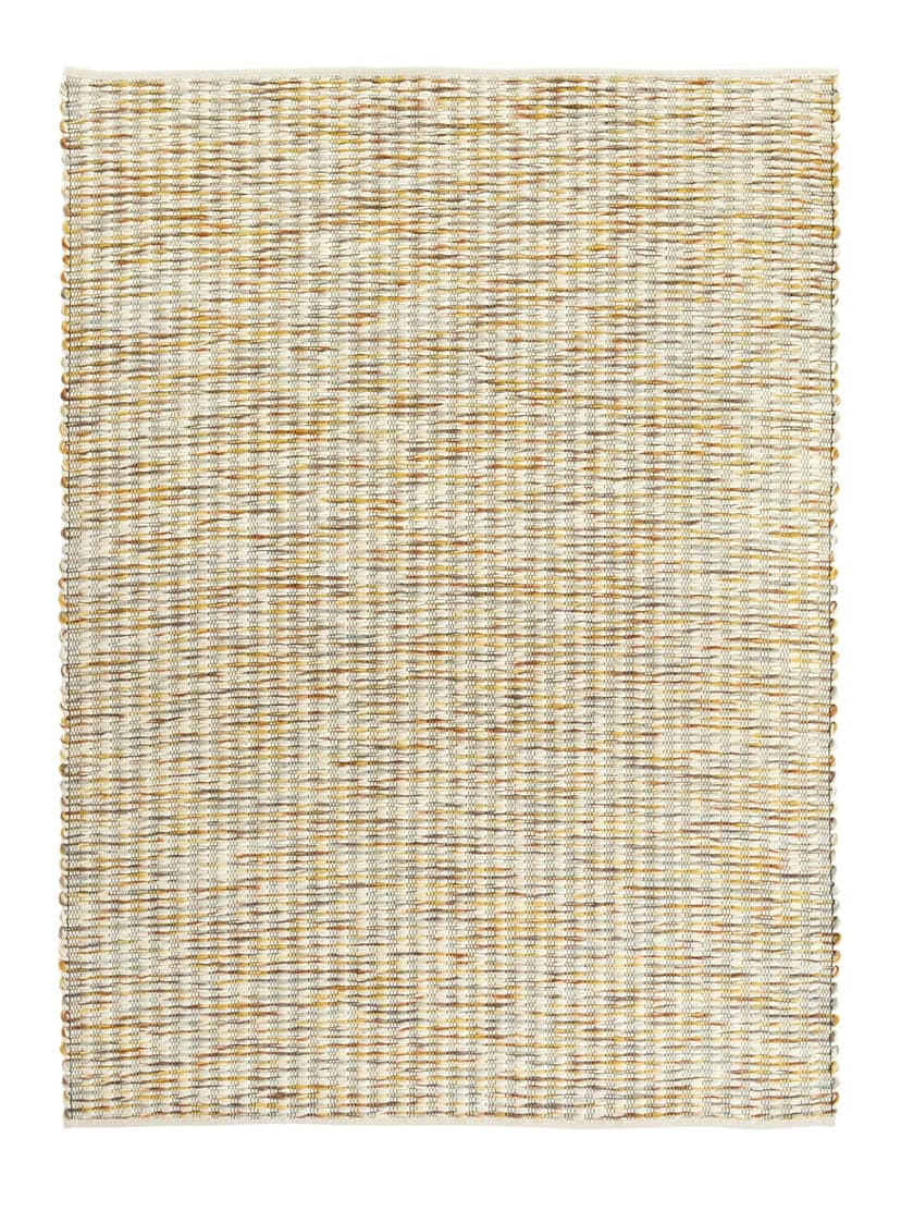 Rug Grain beige, yellow, brown 140x200, wool, Brink&Campman