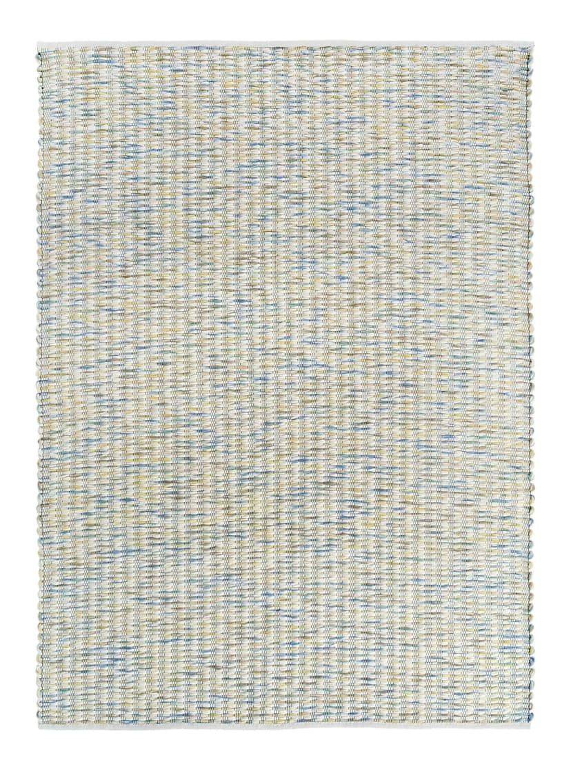 Rug Grain blue, yellow 140x200, wool, Brink&Campman