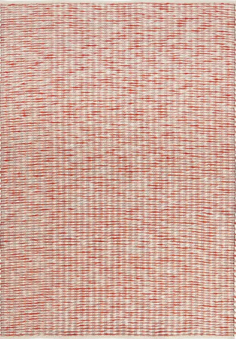 Rug Grain beige, red 140x200, wool, Brink&Campman