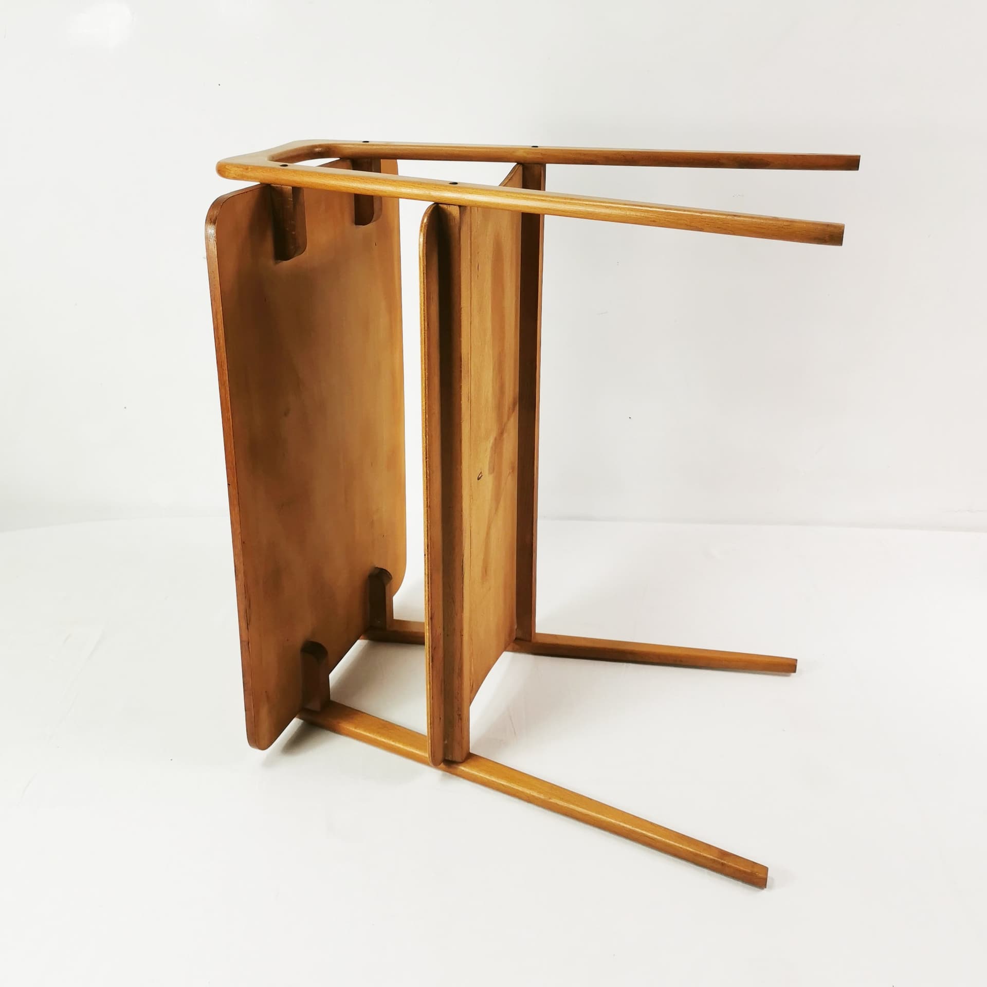 Side Table, brown beech, Germany, 1960s. - 381725