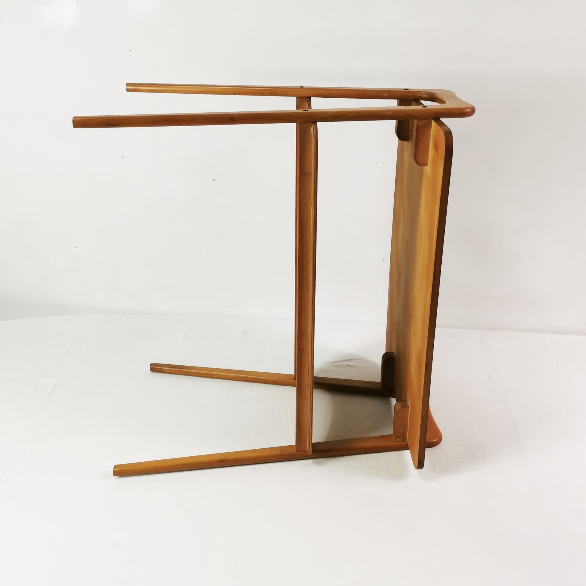 Side Table, brown beech, Germany, 1960s. - 381727