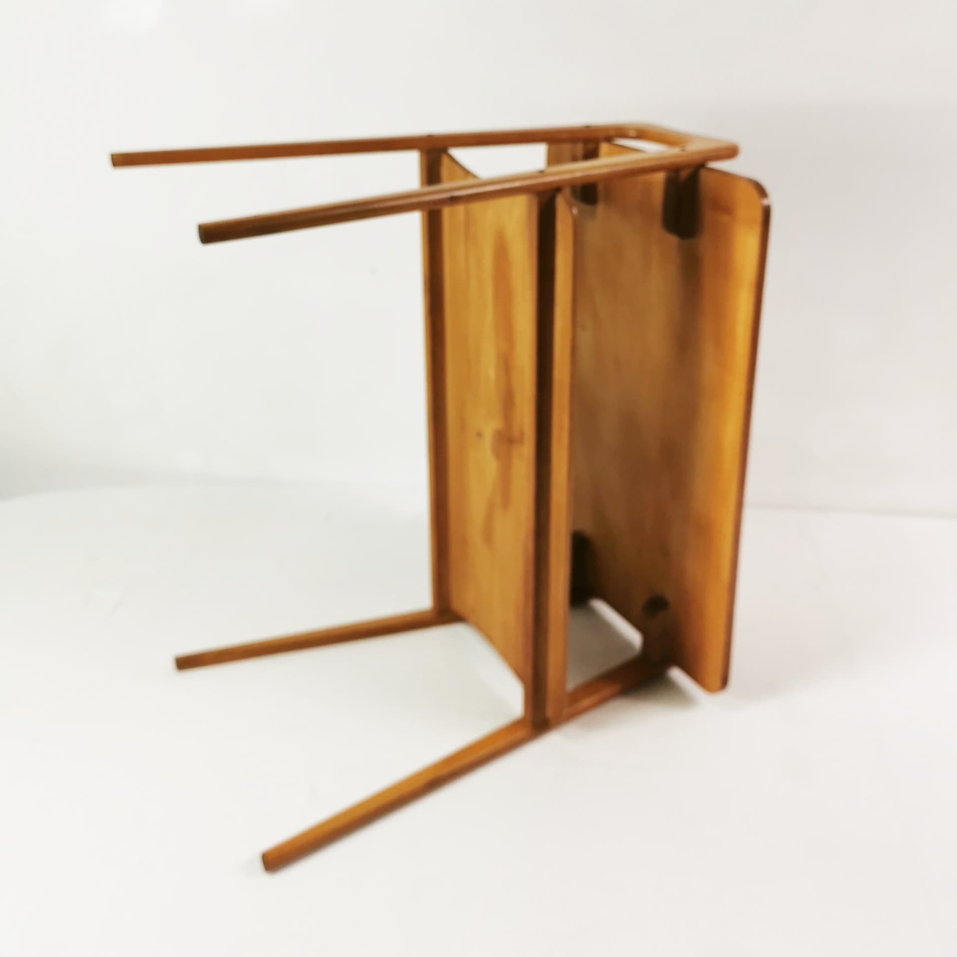 Side Table, brown beech, Germany, 1960s. - 381726