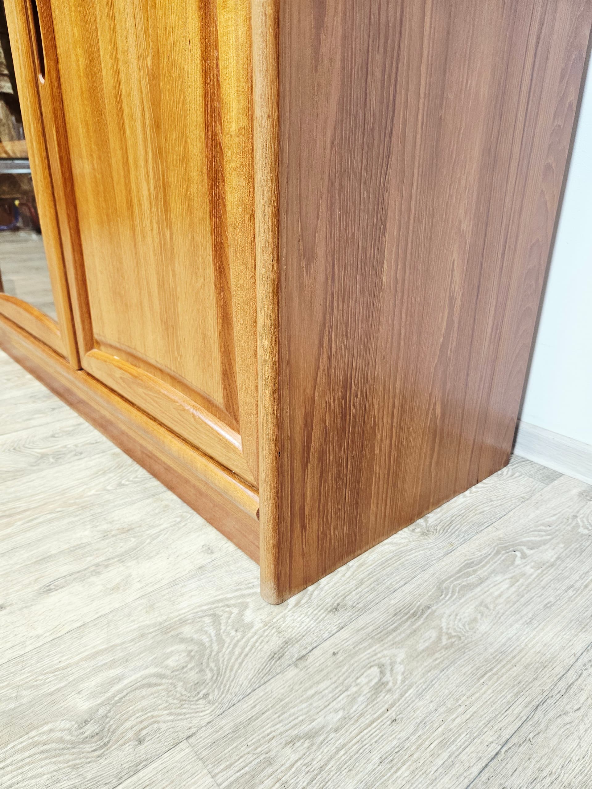 Sideboard, brown teak, Dyrlund, Denmark, 1980s - 381773