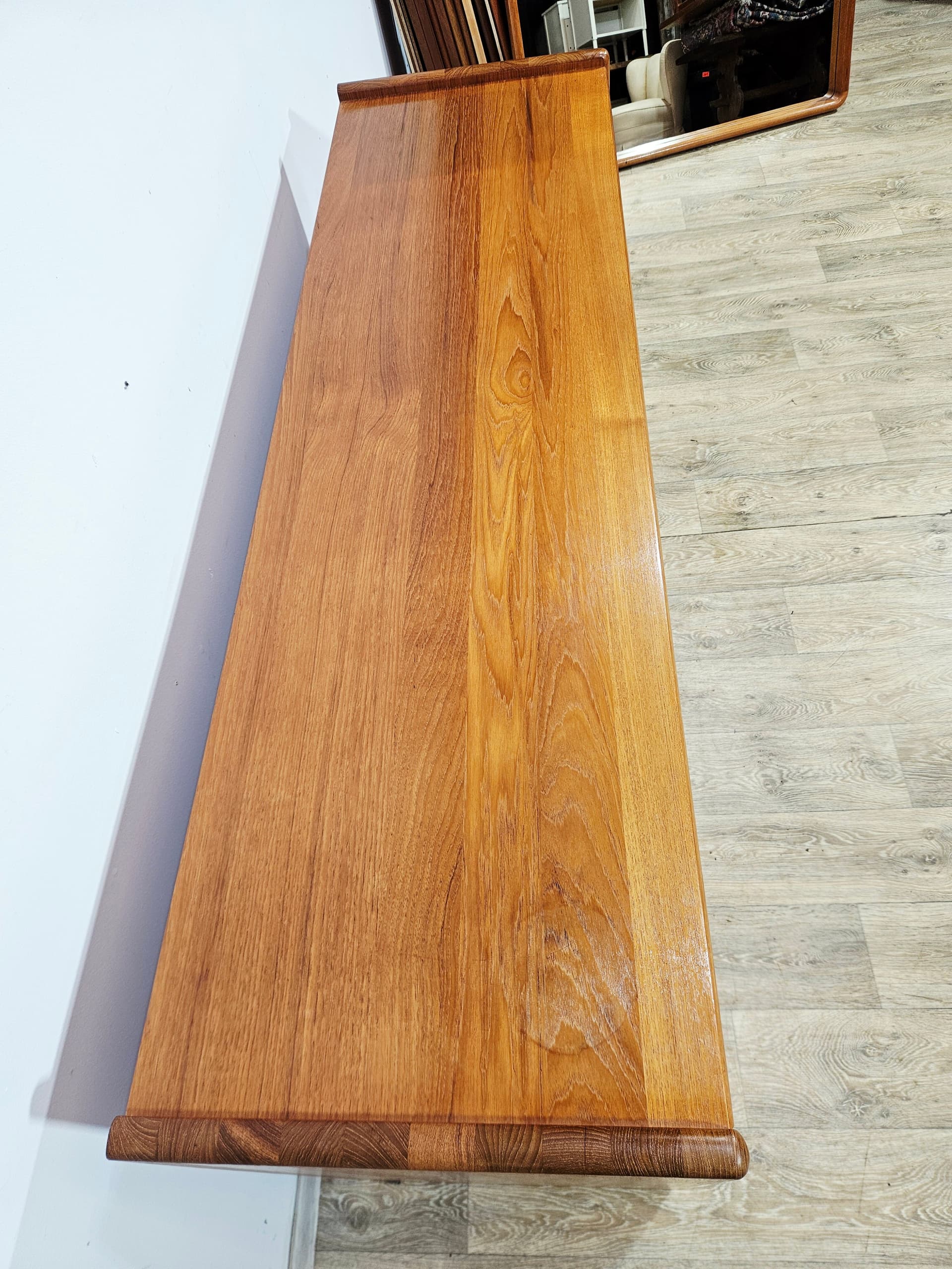 Sideboard Danish Modern, brown teak, Denmark, 1980s. - 381787